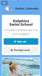 Mobile Screenshot of dolphinzswimschool.com